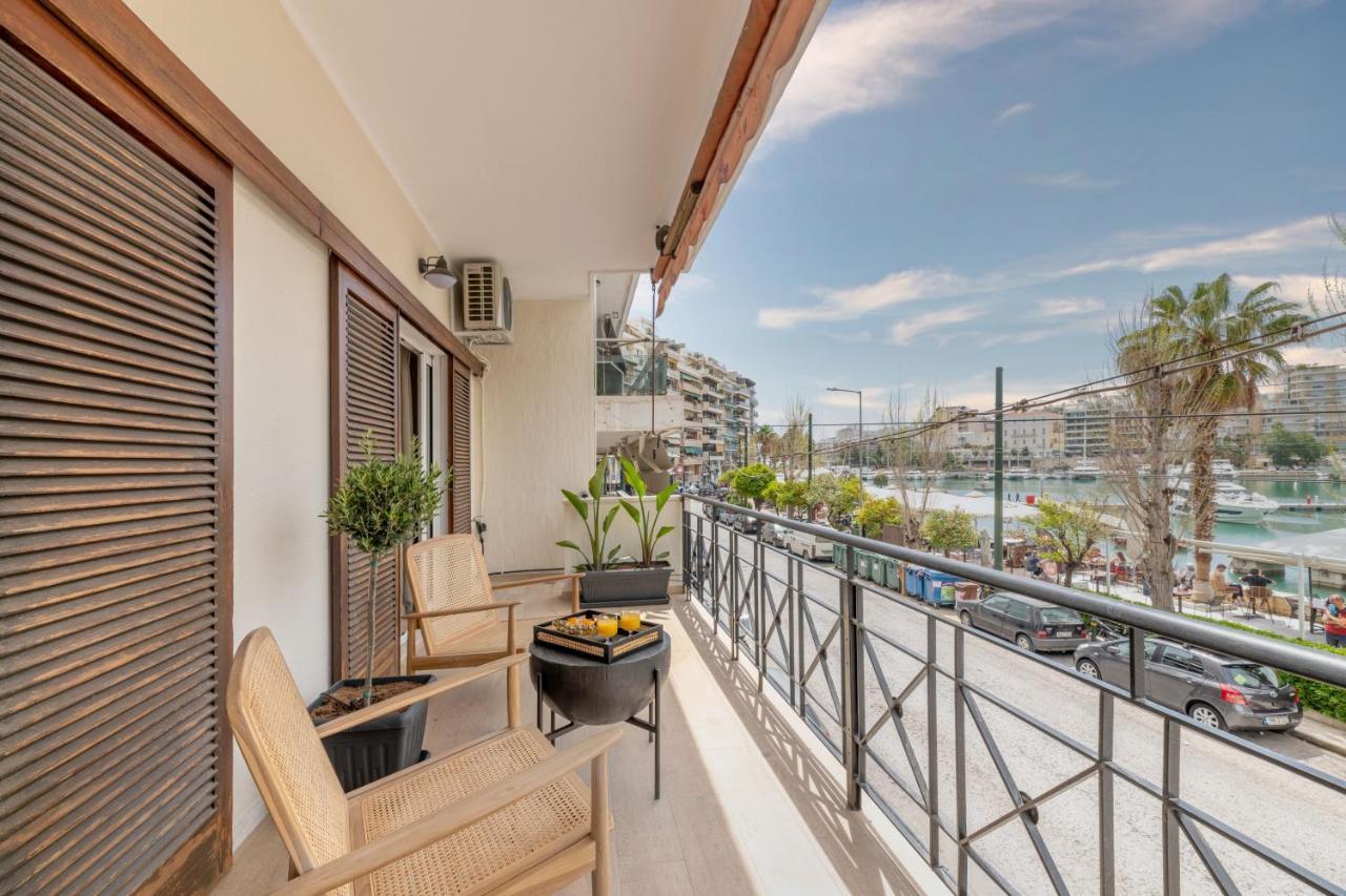 Minimal Retreat W/ Watercoloured Sunset View Apartment Piraeus Luaran gambar