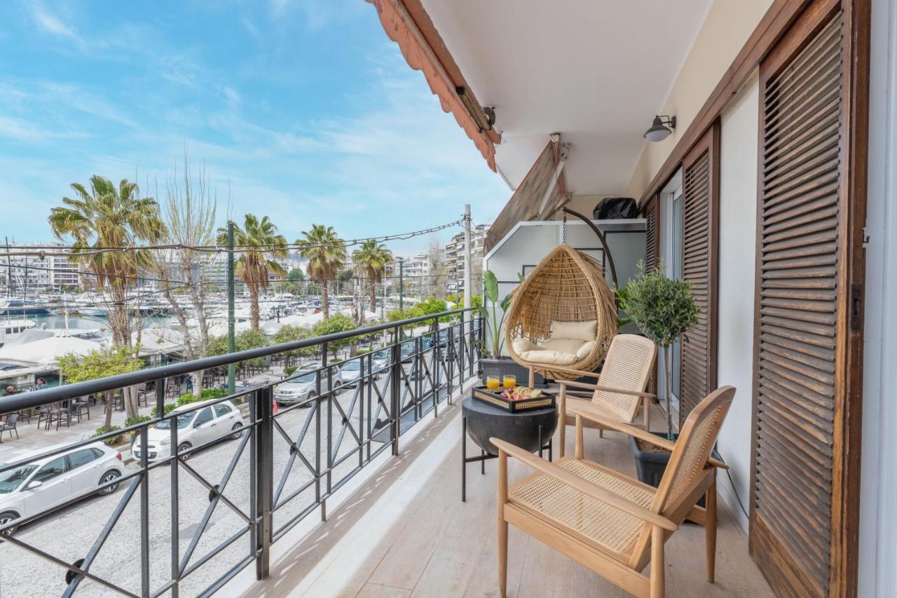 Minimal Retreat W/ Watercoloured Sunset View Apartment Piraeus Luaran gambar